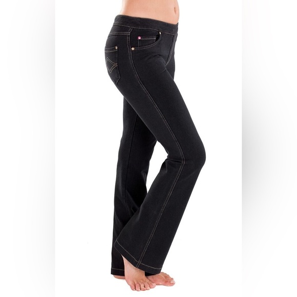 NWT PajamaJeans® - Bootcut Black Jeans XXS - Picture 1 of 9